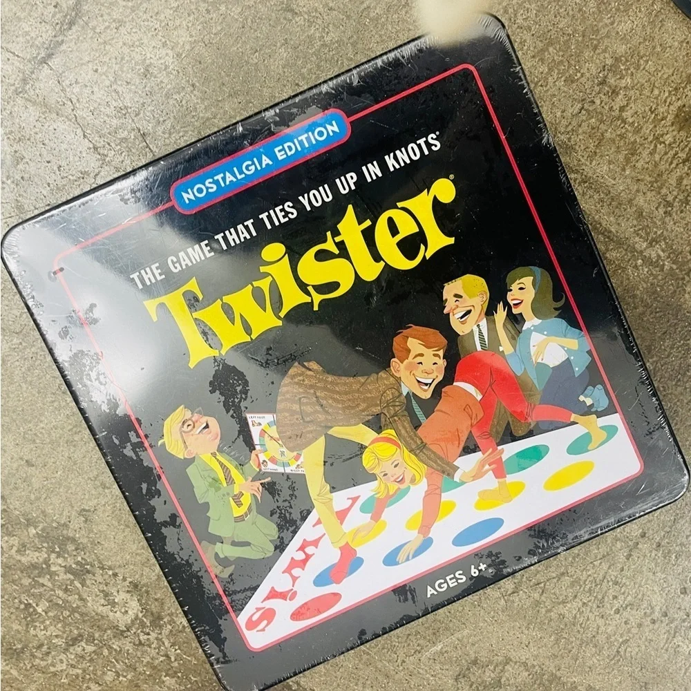 Hasbro Twister Nostalgia Edition 1966 Retro Board Game Tin